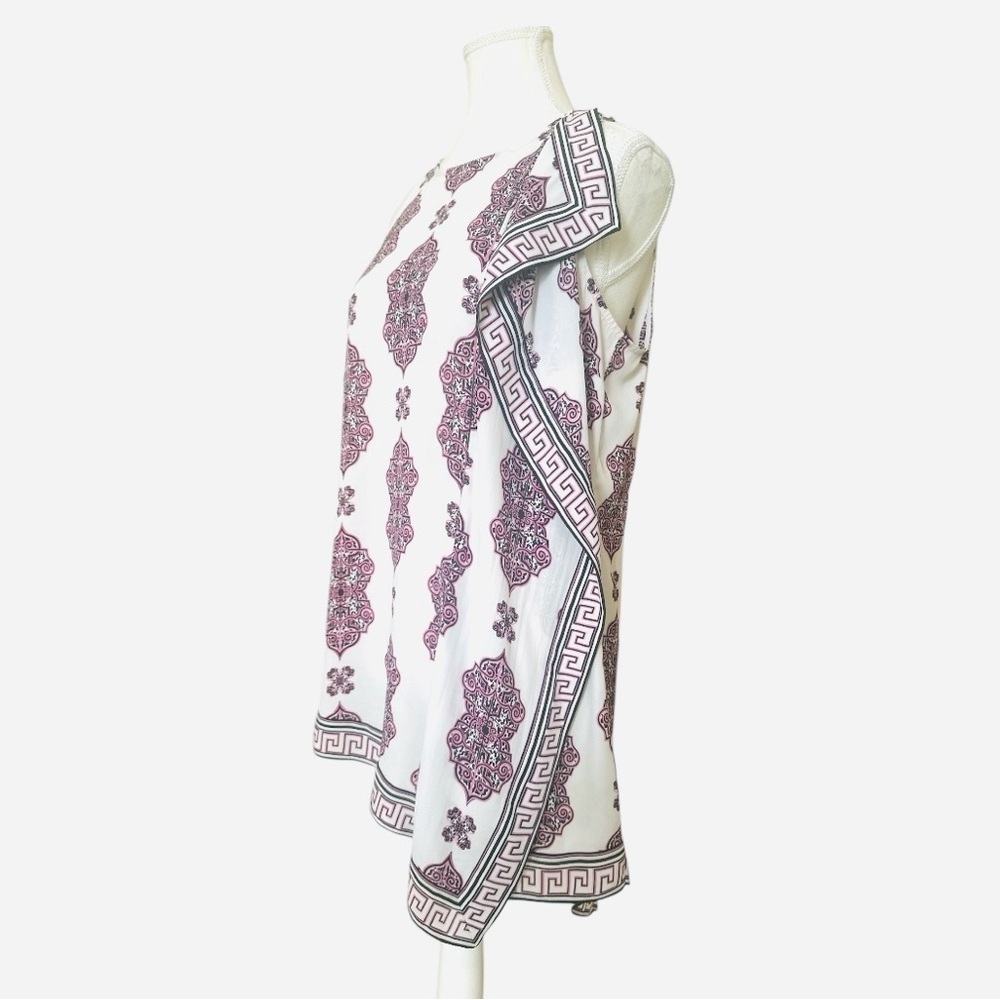 White House Black Market Asymmetrical Tunic Size Medium - Picture 3 of 10